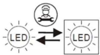 CLIMADIFF CD90B1 - Sostituzione della lampada di illuminazione - 1