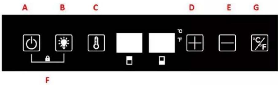 CLIMADIFF CD90B1 - G: CAMBIO DE PANTALLA FAHRENHEIT/CELSIUS (LLAVE COMBINADA) - 1