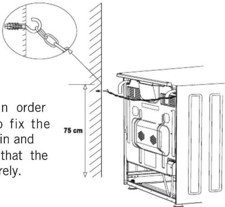 DE DIETRICH DCM1991X - Chain Lashing Illustration - 1