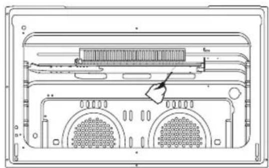 DE DIETRICH DCM1991X - Removal of the upper burner: - 1