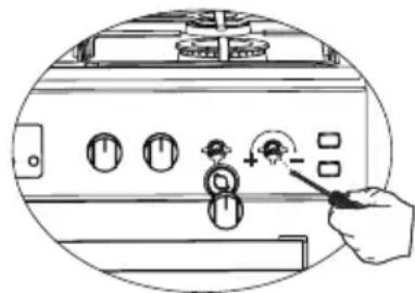 DE DIETRICH DCM1991X - Reduced gas flow rate setting for hob taps - 2