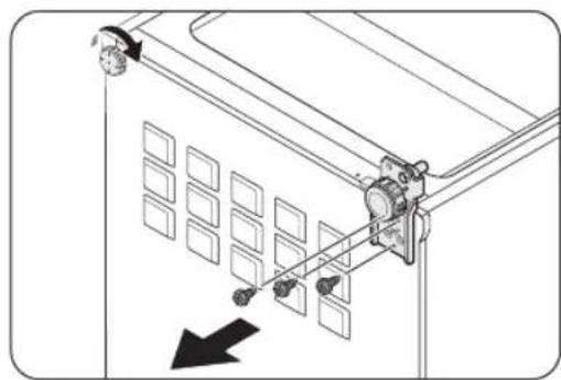 SAMSUNG RR39C7EC5B1 - SCHRITT 3 Umdrehen der Türschließautomatik - 4