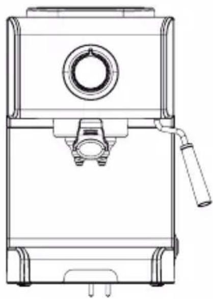 GRUNDIG CEP5152B - Manual Espresso Machine - 1
