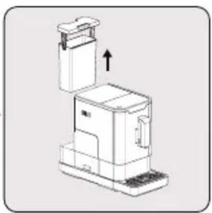 GRUNDIG CEG 3190 B - Remplissage du réservoir d'eau - 4