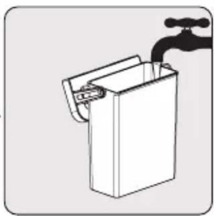 GRUNDIG CEG 3190 B - Filing the water tank - 5