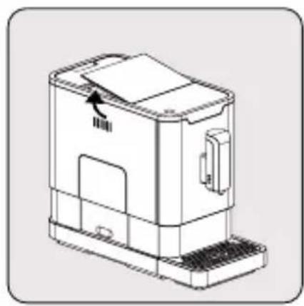 GRUNDIG CEG 3190 B - Filing the bean container - 2
