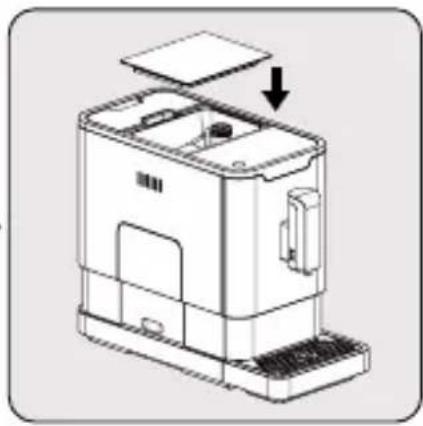 GRUNDIG CEG 3190 B - Filing the bean container - 6