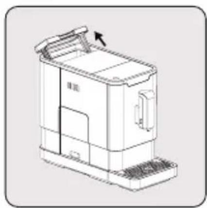 GRUNDIG CEG 3190 B - Remplissage du réservoir d'eau - 3