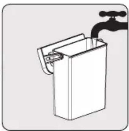 GRUNDIG CEG 3190 B - Remplissage du réservoir d'eau - 5