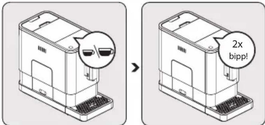 GRUNDIG CEG 3190 B - Adjusting The Volume Of Your Coffee/Hot Water - 1