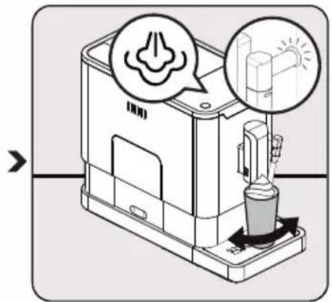GRUNDIG CEG 3192 B - Preparing Frothy Milk for Coffee - 3