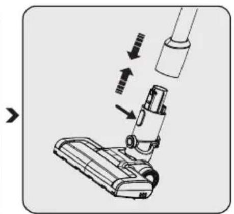 GRUNDIG VCP 4330 L - Installazione del corpo e della spazzola - 2
