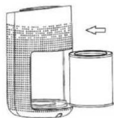 CLIMADIFF AIRPUR3 - Remplacing the filter - 4