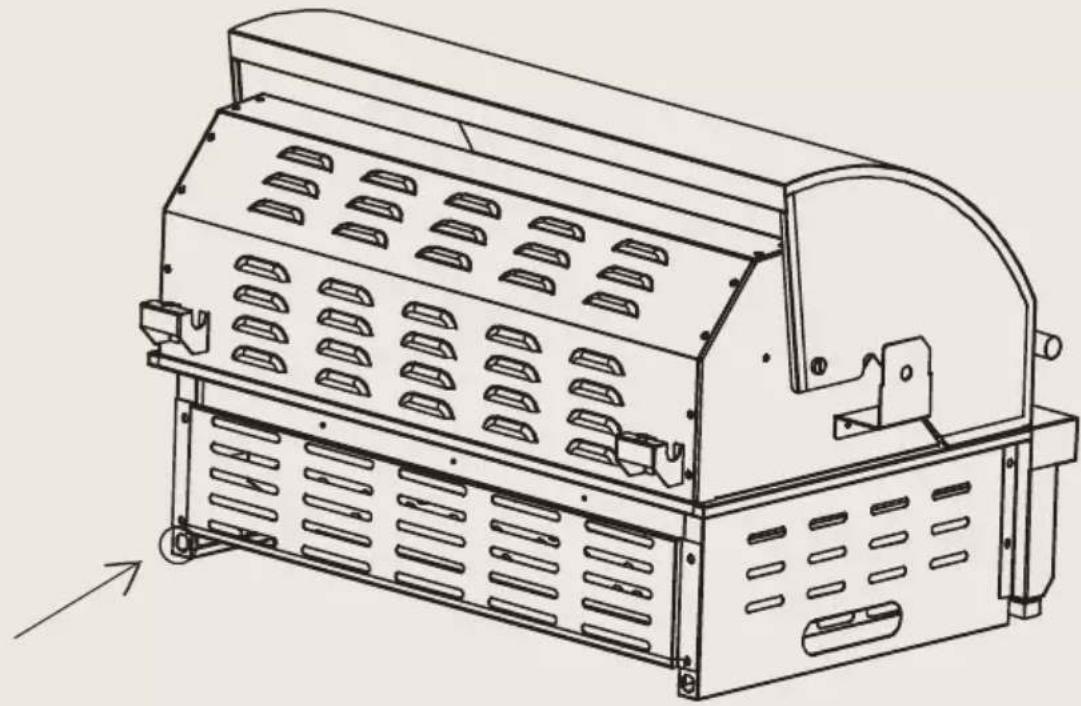 BORETTI Imperatore Nero BI - Étape 5 – Connectez le tuyau de gaz et le régulateur de pression - 1