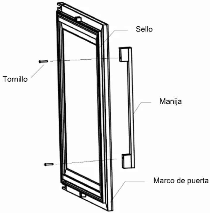 Sello Tornillo Manija Marco de puerta
