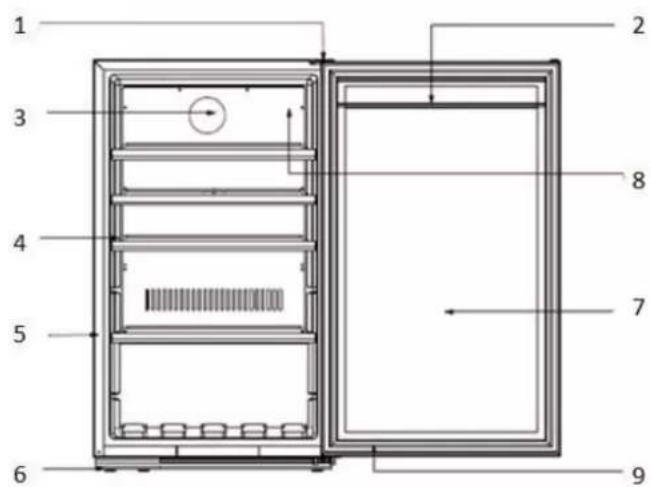 CLIMADIFF CLS45B1 - DESCRIPTION OF THE APPLIANCE - 1