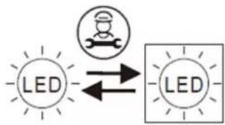 CLIMADIFF CLS45B1 - Replacing light - 1