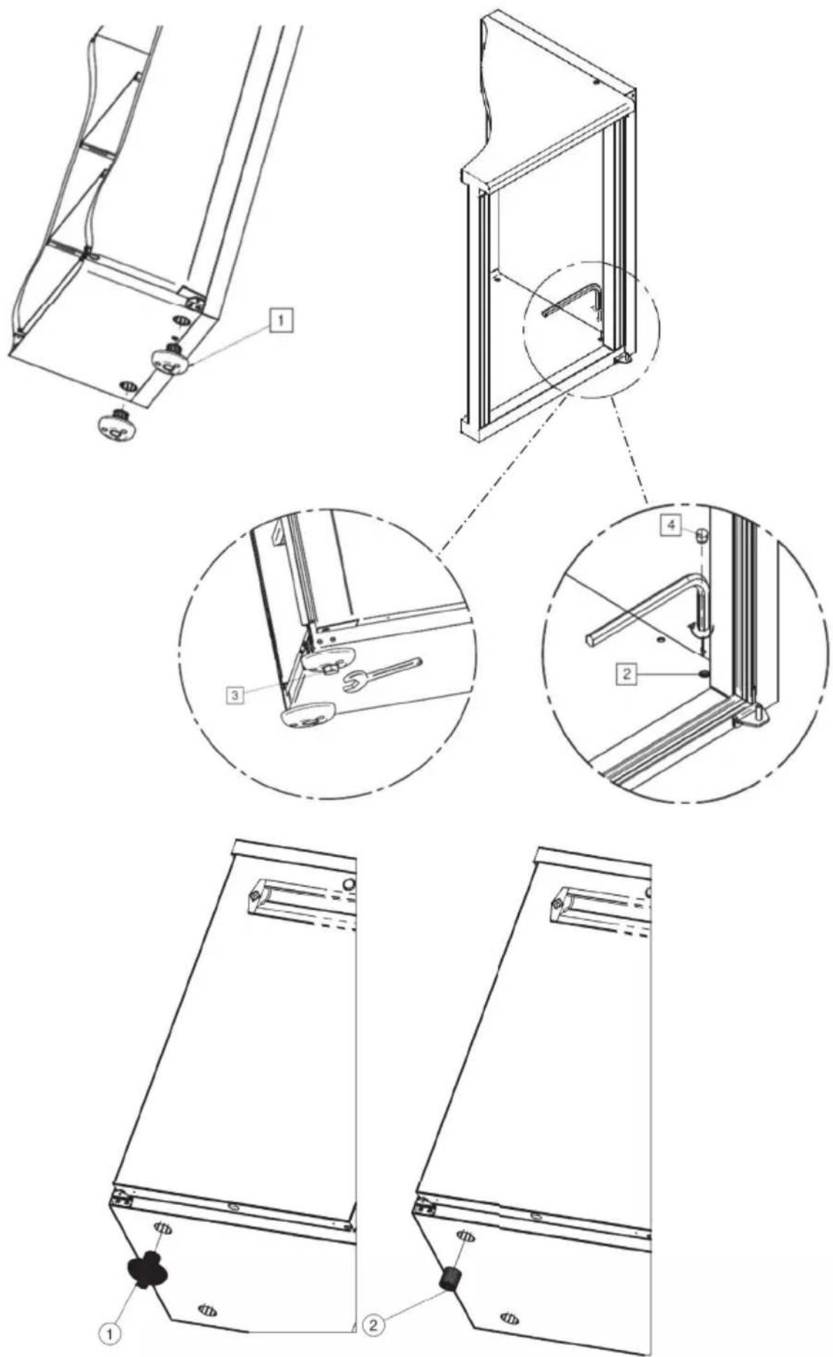 Gamko E3/22VSCS84 - Installing the appliance - 1