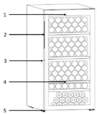 CLIMADIFF MILLESIME 200 - DESCRIPTION OF THE APPLIANCE - 1