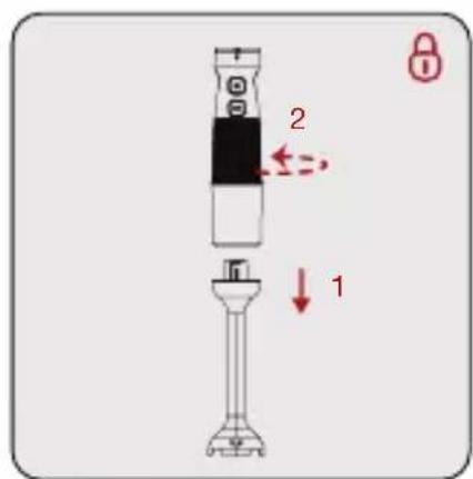 GRUNDIG HBA 81762 BX - Mixing and chopping with blending shaft - 1