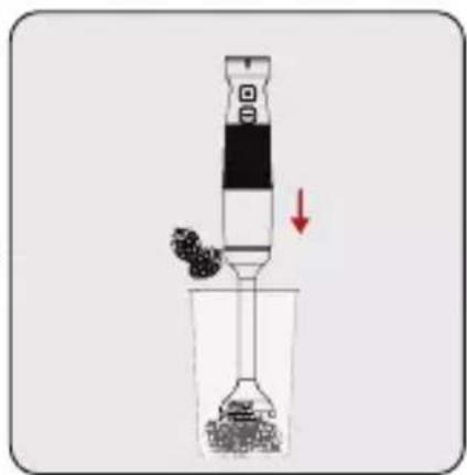 GRUNDIG HBA 81762 BX - Amestecarea și mărunțirea cu lama de mărunțire - 3