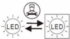 CLIMADIFF CBU51D1X - Vervanging van de verlichtingslamp - 1