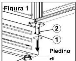 Figura 1 ② ① Piedino di