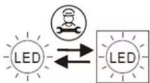 CLIMADIFF CBU51D1X - Remplacement de la lampe d'éclairage - 1