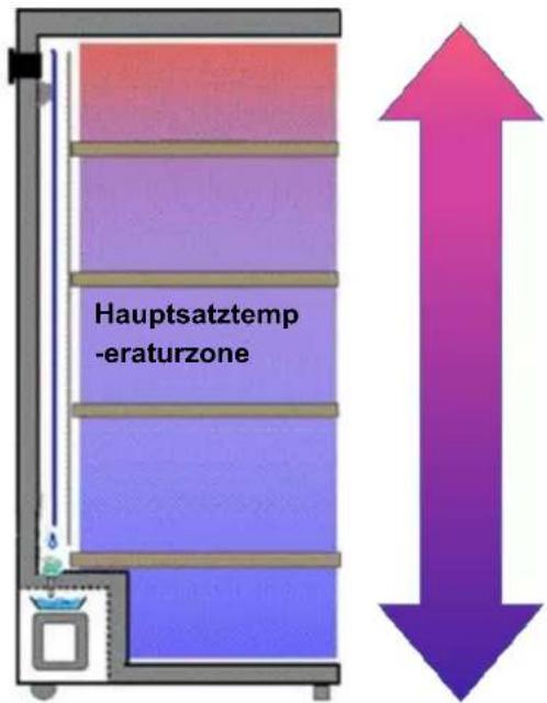 Hauptsatztemp -eraturzone