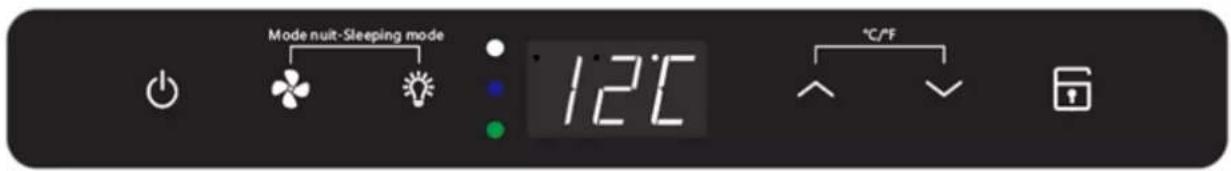Mode nuit-Sleeping mode 12°C °C/°F