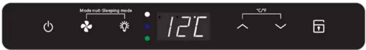 Mode nuit-Sleeping mode 12°C °C/°F