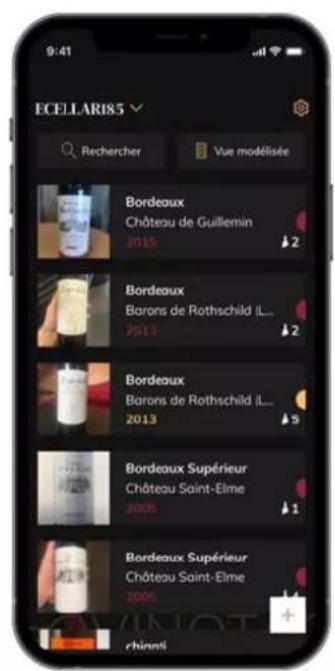 ECELLARIS5 Rechercher Vue modélisée Bordeaux Château de Guillemin 2013 2 Bordeaux Barons de Rothschild (L... 2013) 2 Bordeaux Barons de Rothschild (L... 2013) 3 Bordeaux Supérieur Château Saint-Elme 2005 1 Bordeaux Supérieur Château Saint-Elme 2005 chinelli