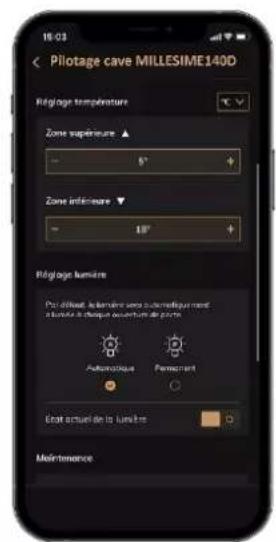 CLIMADIFF MILLESIME 140D - Managing my cellar - 2