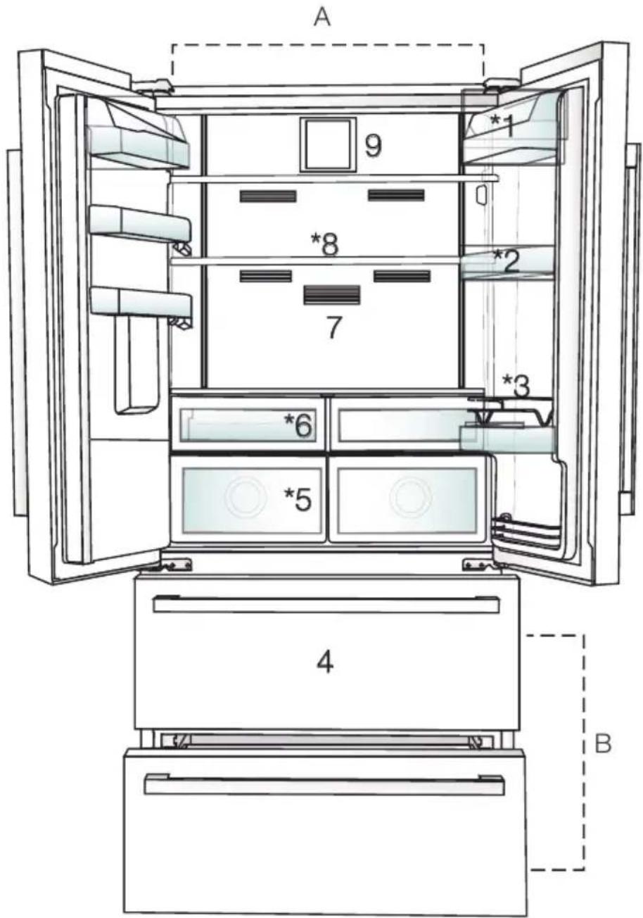 BEKO GNE60542DXPN - Koelkast - 1