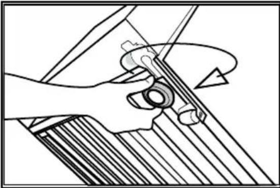 BEKO GNE60542DXPN - Fixar os calços de plástico - 3