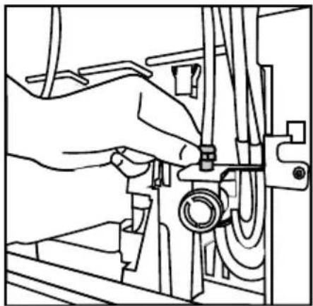 BEKO GNE60542DXPN - Conexión de la manguera de agua al aparato - 3