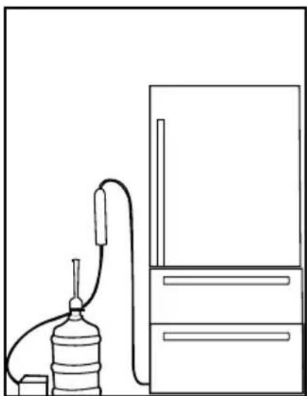 BEKO GNE60542DXPN - Wasserbehälterleitung: - 1