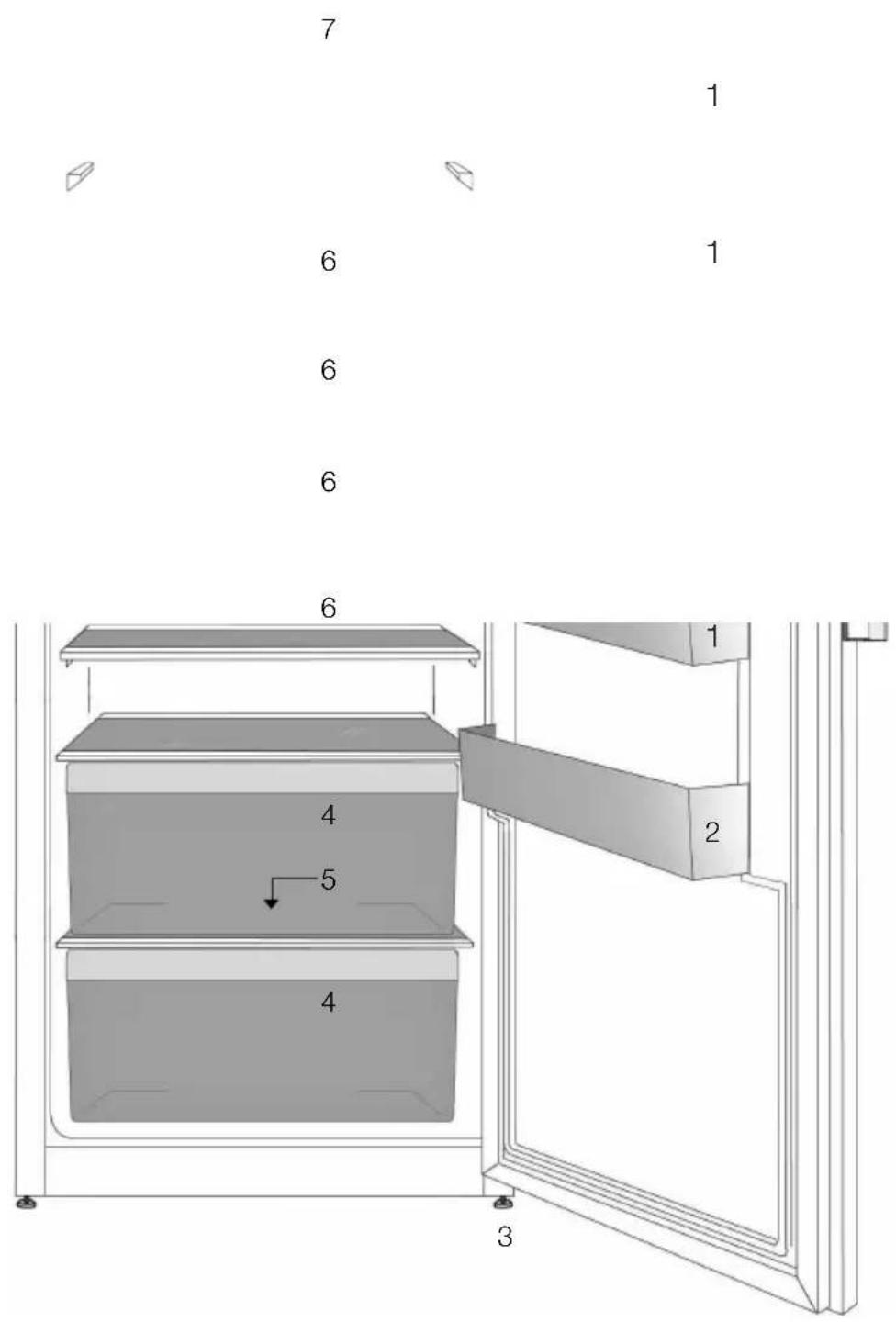 BEKO RSSA315K41WN - Kjøleskapet - 1