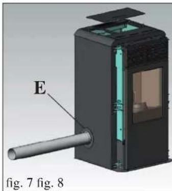 EDILKAMIN IDROPOINT - CONEXIÓN DE SALIDA DE HUMOS LATERAL IZQUIERDO - 1