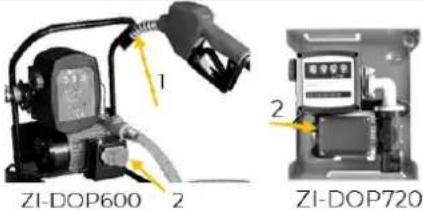 Zipper ZI-DOP600 - Čerpání nafty / oleje - 1