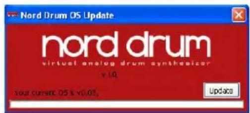 Nord Drum 3P - Mise à jour du système d'exploitation - 2