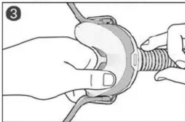 ResMed AirFit N30 - 拆卸面罩進行清潔 - 3