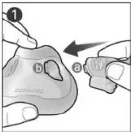 ResMed AirFit F30i - Riassemblaggio della maschera - 1