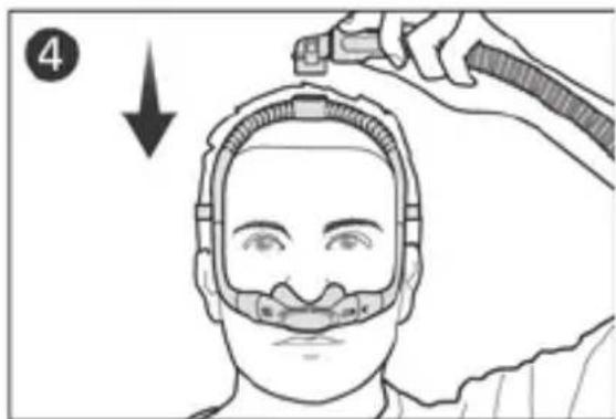 ResMed AirFit P30i - Fitting your mask - 4