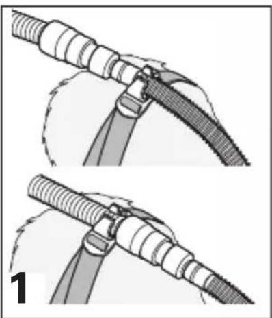 ResMed Swift LT - Using Tube Retainer (Optional) - 1