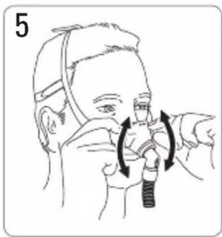 ResMed Swift FX Nano - Fitting / Anlegen / Mise en place / Applicazione - 5