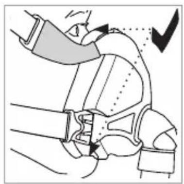 ResMed Quattro FX NV - Cushion check / Sitz der Maske / Vérifi cation de la bulle / Verifi ca cuscinetto - 2