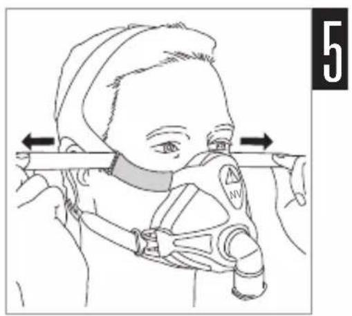 ResMed Quattro FX NV - Fitting / Anlegen / Mise en place / Applicazione - 5