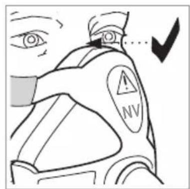 ResMed Quattro FX NV - Cushion check / Sitz der Maske / Vérifi cation de la bulle / Verifi ca cuscinetto - 3