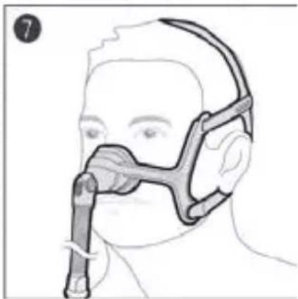ResMed AirFit N20 - Fitting your mask - 6